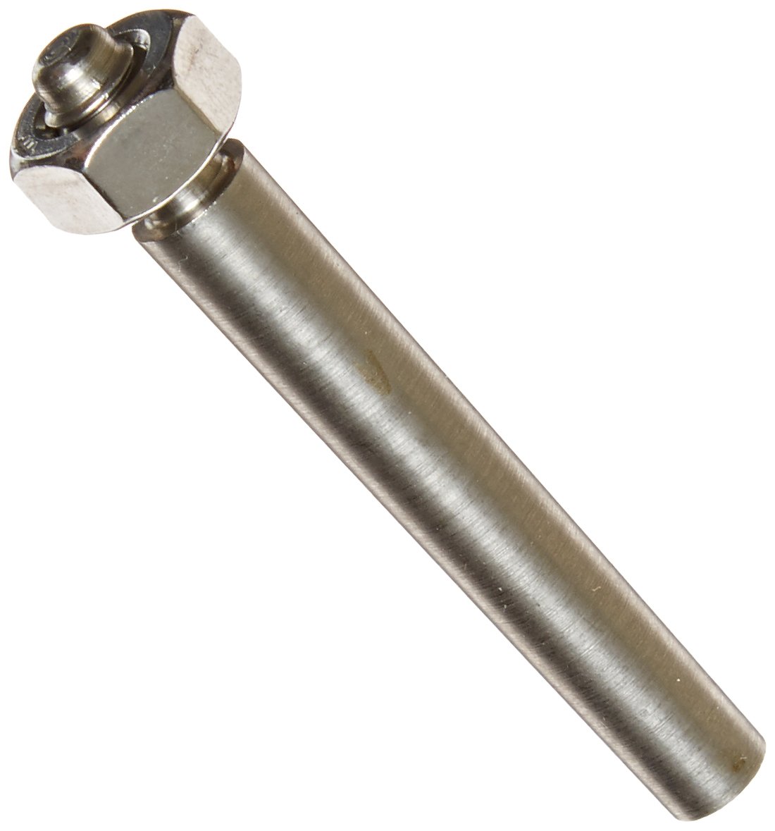 188 Stainless Steel Externally Threaded Taper Pin With Hex Nut, Plain