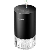 Airversa RD1 Waterless Diffuser for Essential Oil for Home, Room, Black | Up to 600 sq ft, Battery Operated, 100mL Capacity, Multi-mode Ambient Light, Mist Level and Timer Settings, Cold Air