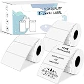 NDYIN Thermal Labels for N20 Label Maker,1.97"x1.18"(50x30mm), 230 Labels/Roll, for Barcode, Address, Mailing, Logo, Business, Name Tag, 3 Rolls