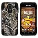 Kyocera Hydro Icon Phone Case, Full Body Fusion STRIKE Impact Kickstand Case with Exclusive Illustrations for Kyocera Hydro Icon C6730, Kyocera Hydro Life C6350 (Boost Mobile, T Mobile, MetroPCS) from MINITURTLE | Includes Clear Screen Protector and Stylus Pen - Tree Bark Hunter Camouflage