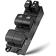Driver Side Master Power Window Switch for 05-07 Nissan Armada, 04-15 Titan, 04 Pathfinder, Door Lock Switch Control Button Assembly- 254017S200, 254017S201,25401ZJ30A,25401ZT10A