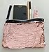 Winmany Sequin Makeup Bag Reversible Cosmetic Bag, Fashion Women Handbag Bling Glitter Evening Party Bag,Sparkling Shiny Clutch Handbag Wedding Bag Purse Wallet Pouch