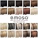 Emosa Luxury Clip in Human Hair Extensions Platinum Blonde 15inch-22inch