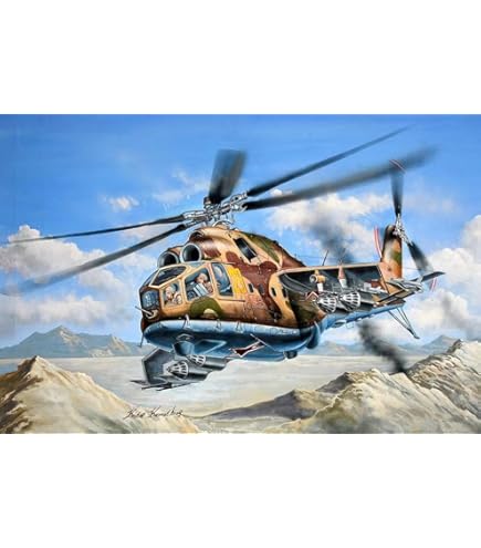 Amazon.com: Trumpeter 1/35 Scale Mill Mi24V Hind E