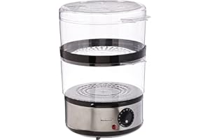 Brentwood TS-1005 Electric Food Steamer, 5 Quart, Stainless Steel