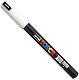 Posca White Paint Markers Set PC-1MR PC-1M PC-3M 0.7-1.8mm view 2