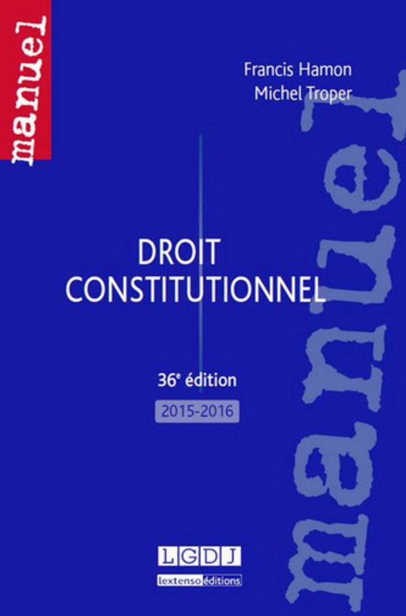 Droit constitutionnel chantebout 29e ed universite