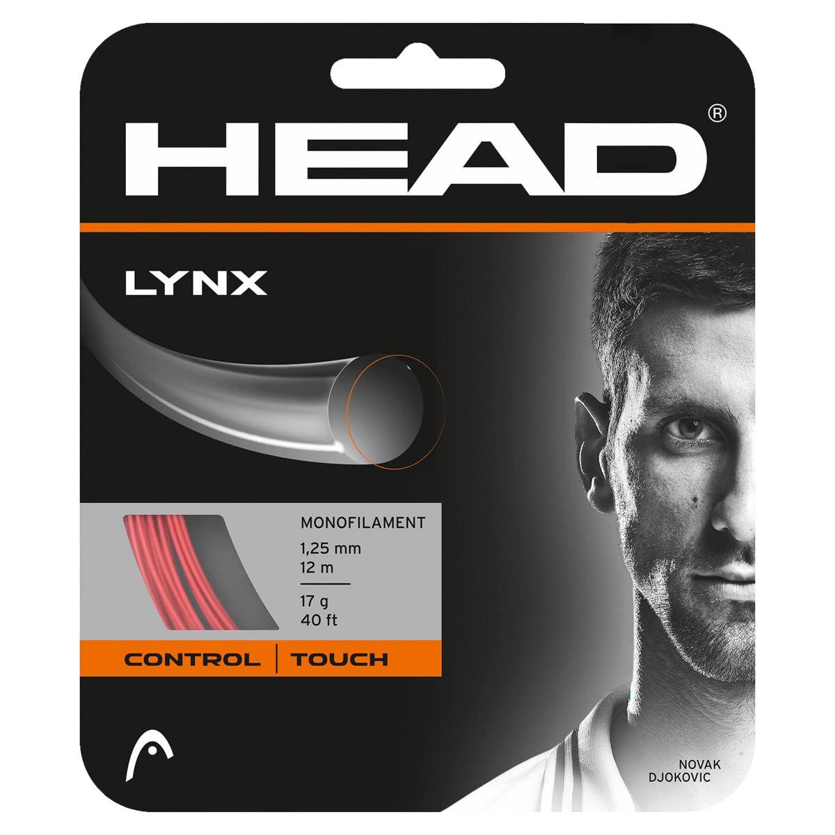 HEAD Lynx Racket string, Red size 17