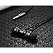 Ephone Updated In-Ear Earbuds Headphones, Metal Magnetic Housing and Wired Bass Stereo Headsets, Earphones with Microphone Apply to 3.5mm Audio Jack - Black