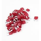60PCS 10A 10 AMP Automotive Mini Blade Fuses Red for Car