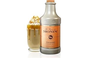 Monin - Gourmet Caramel Sauce, Rich and Buttery, Great for Desserts, Coffee, and Snacks, Gluten-Free, Non-GMO (64 Ounce)