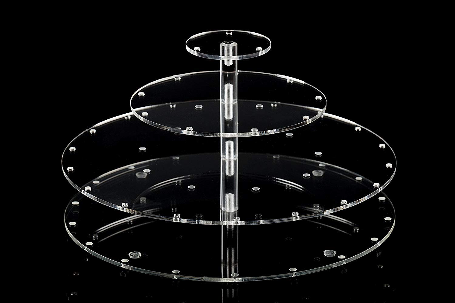 YestBuy Clear Tabletop Acrylic Cake Pop Stand (30 Holes)