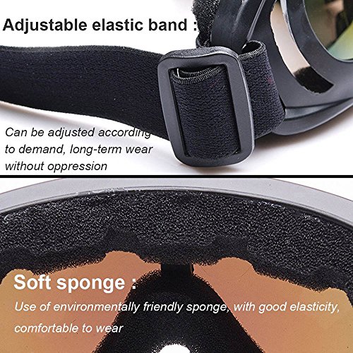 Snow Goggles,FOME 2pcs Sport Sunglasses Snow Goggles Snowboard Goggles with UV400 Protection Windproof Anti-Glare Lenses for Kids Men Women Adults for Riding Motorcycle Skating Skiing Snowboarding