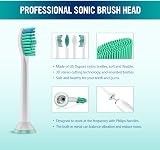 Derffin Replacement Brush Heads for Philips Sonicare HX6014 HX3/HX6/HX9/HX8/HX7 view 3