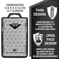 ID Stronghold Secure Badge Holder Duolite - RFID