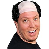 City Costume Wigs Balding Men's Wig, Bald Men's Wig (black) One Size