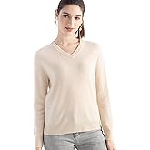Chanyarn 100% Pure Cashmere Women's Sweater 2025 Fall Winter V-Neck Long Sleeve Warm Soft Seamless Knit Sweater