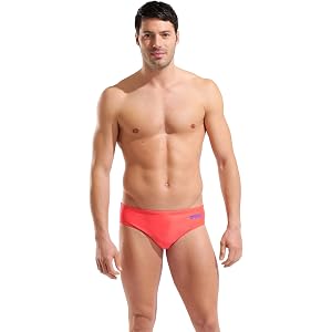 Arena Men's Performance Hyperflow Solid Chlorine Proof Swim Brief High Intensity Swimming