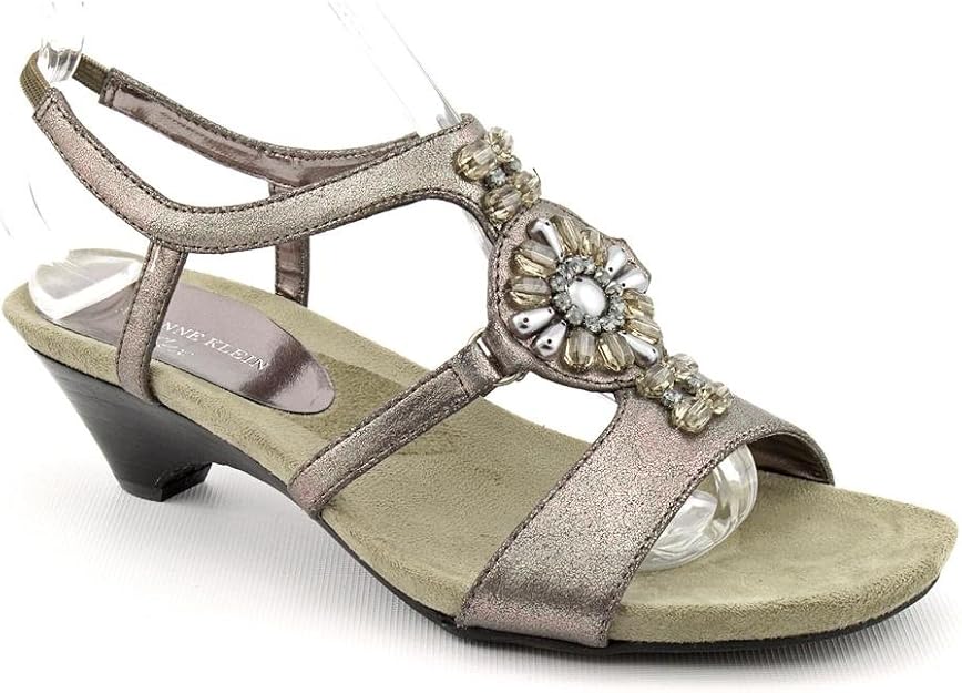 Amazon.com | Anne Klein AK Tinny Womens Open Toe Dress Sandals Shoes | Sandals
