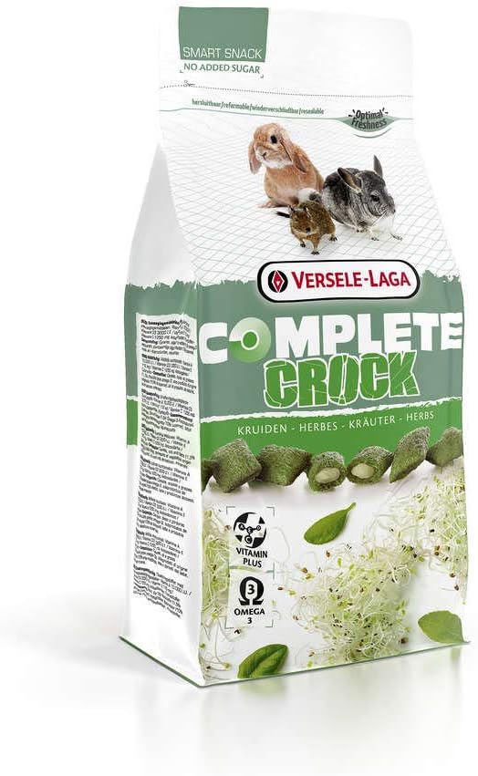 Versele-laga Vl Crock Complete Chinchilla & Degu Treat Herbs 50g, Transparent, 50 g (Pack of 1) - Image 5