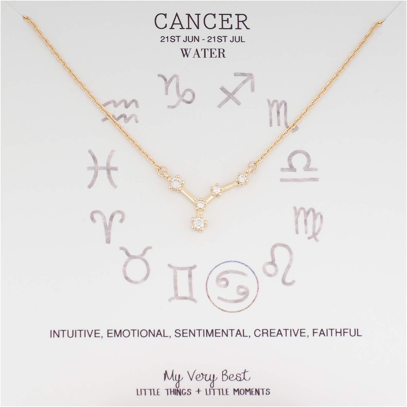 Horoscope Constellation Zodiac Sign Necklace