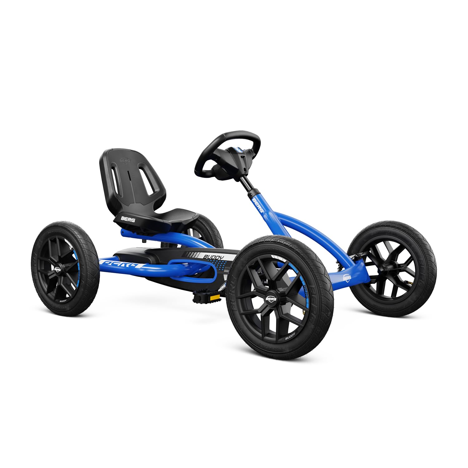 BERG Buddy Blue GoKart | Kinderfahrzeug, Tretfahrzeug mit hohem Sicherheitsstandard, Luftreifen und Freilauf, Kinderspielzeug geeignet für Kinder im Alter von 3-8 Jahren