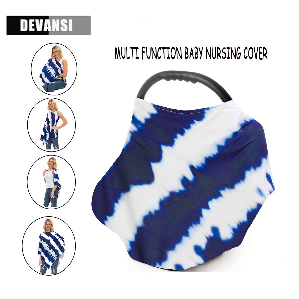 Best nursing breastfeeding cover scarf – baby car seat canopy , shopping cart