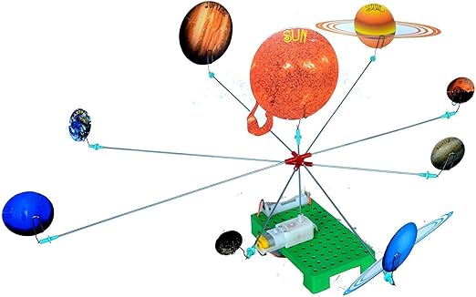 Solar System MOTORISED Model/ Demonstration Project - Tinkering LAB Model - School LAB Model  TeacherS Learning Material - TLM Model