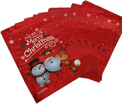foil xmas bags
