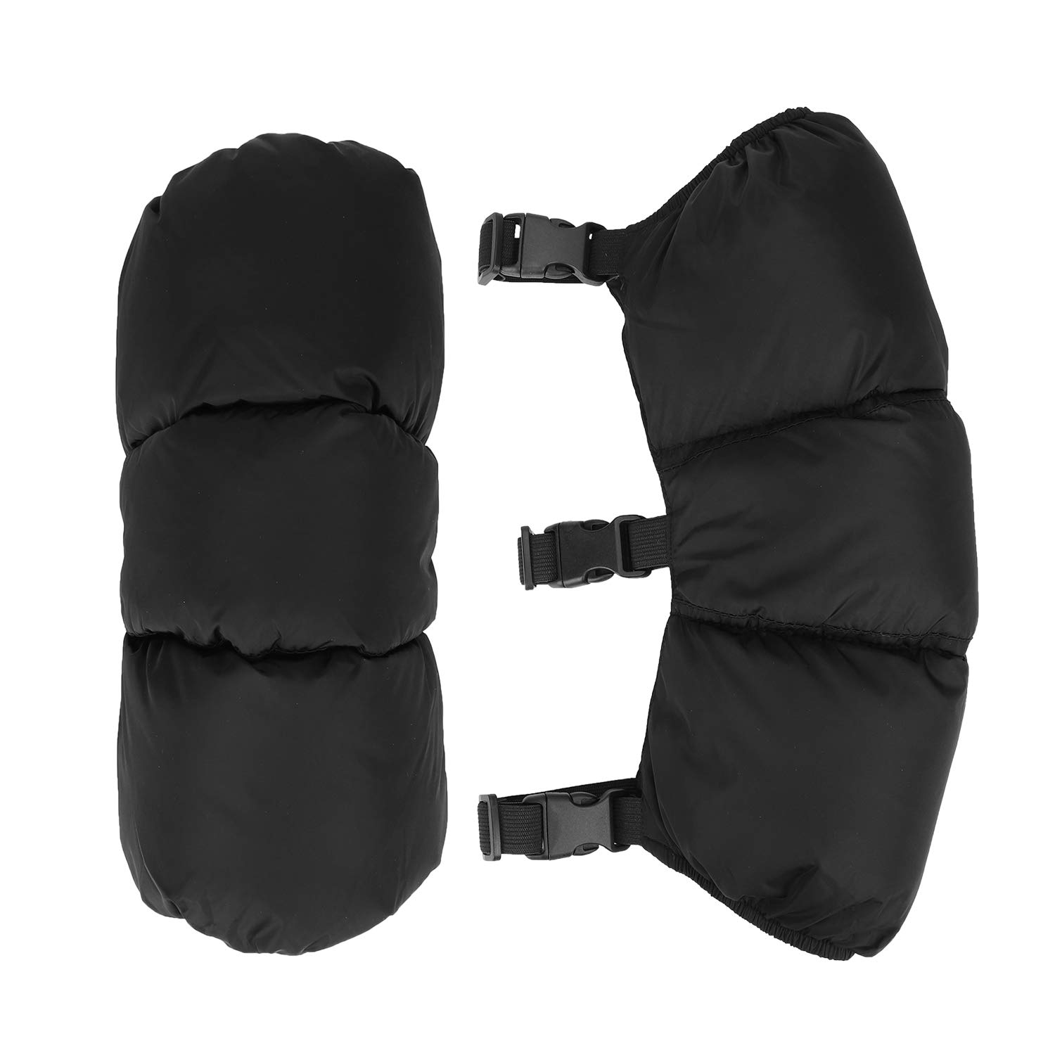 Thermal Motorcycle Knee Pads Winter Knee Warmer Lightweight Down Knee Pad Non-slip Snow Knee Support Windproof Leg Warmer Cycling Riding Knee Guard Outdoor Sports Ski Scooter Knee Protector Gear