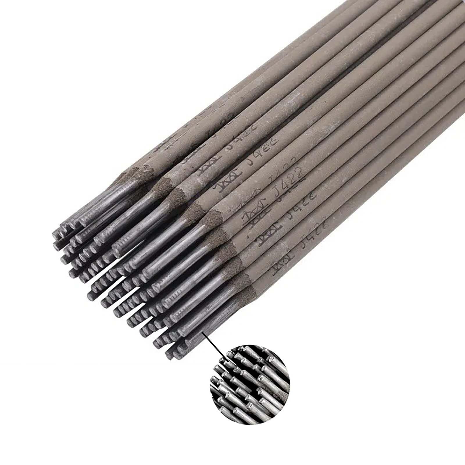 Photo 1 of WOFICRET 50PCS J422 Welding Rods 1.8mm, Mild Steel Electrodes, All Position Stick Rods, Smooth Welding Performance, Ideal for DIY and Repair,50pcs,1.0mm