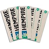 Hempire Rolling Papers - 1 1/2 Size Cigarette Paper - 5 Booklets (33 Leaves Per Book!)