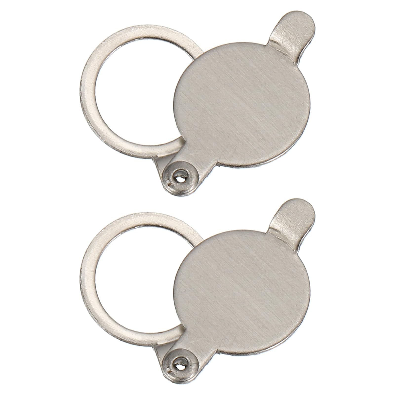 PATIKIL 1/2" Peephole Cover,Door Peephole Protector Privacy Door Viewer Cover for Home Security Apartment Hotel,Brushed Nickel 2pcs
