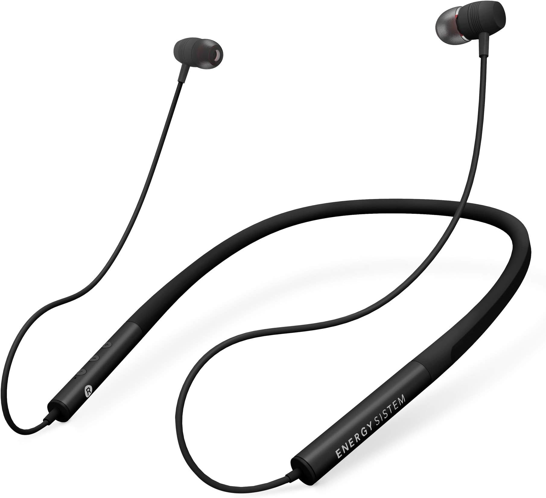 Energy Sistem 3 Bluetooth Wireless in Ear Earphones with Mic with Ergonomic Design (Black)