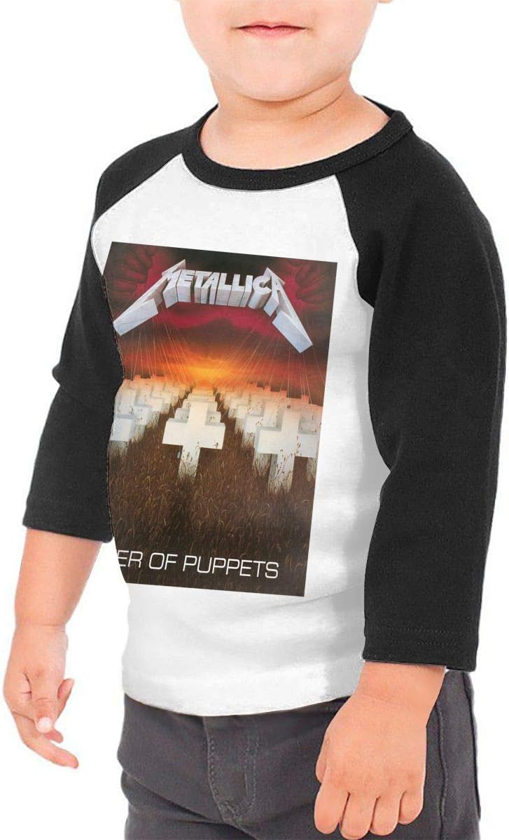 Black6Red Metallica - Master of Puppets Children's 3/4 Sleeve T-Shirt 2T