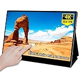 Portable 4k Touchscreen Monitor，15.6 inch Uhd