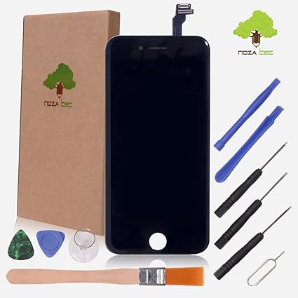 Replacement LCD Display Touch Screen Digitizer Assembly with Tools for iPhone 6 4.7 Full Front Screen (Black)