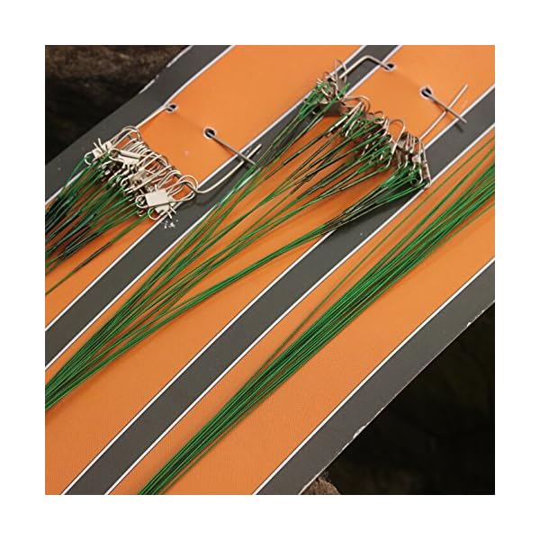 Sougayilang-Fishing-Line-Sinker-Slides-Hook-Shank-Clip-Connector-Swivels-Pack-of-100pcs