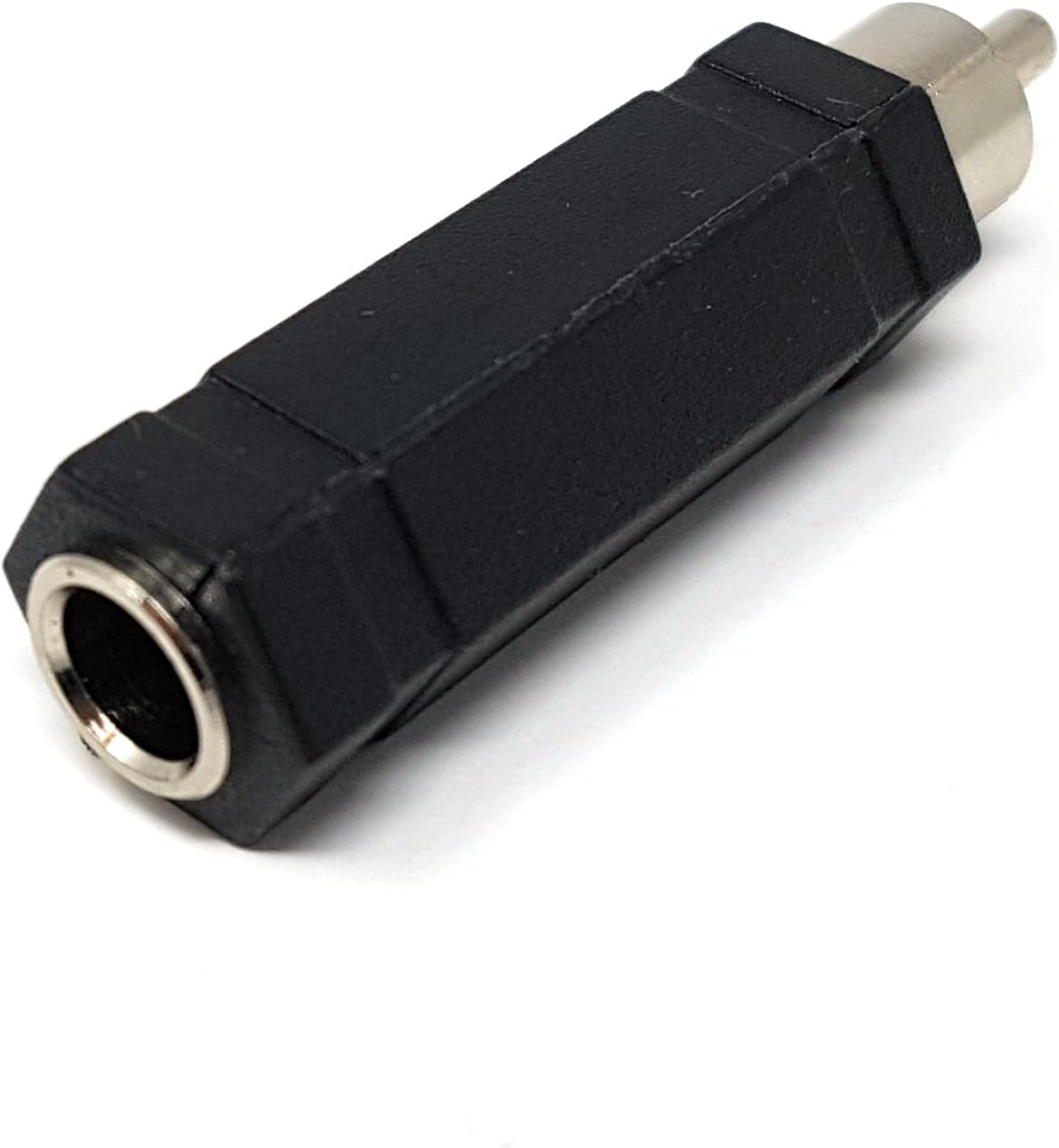 MainCore RCA phono plug to 6.35mm Mono Jack Socket/Audio adaptor converter, Black, 1/4 inch - Image 5