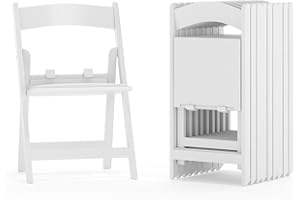 Flash Furniture Hercules Series Kids Padded Folding Chairs for Children, Children's Event Seats with 264-lb. Static Weight Capacity, Set of 10, White