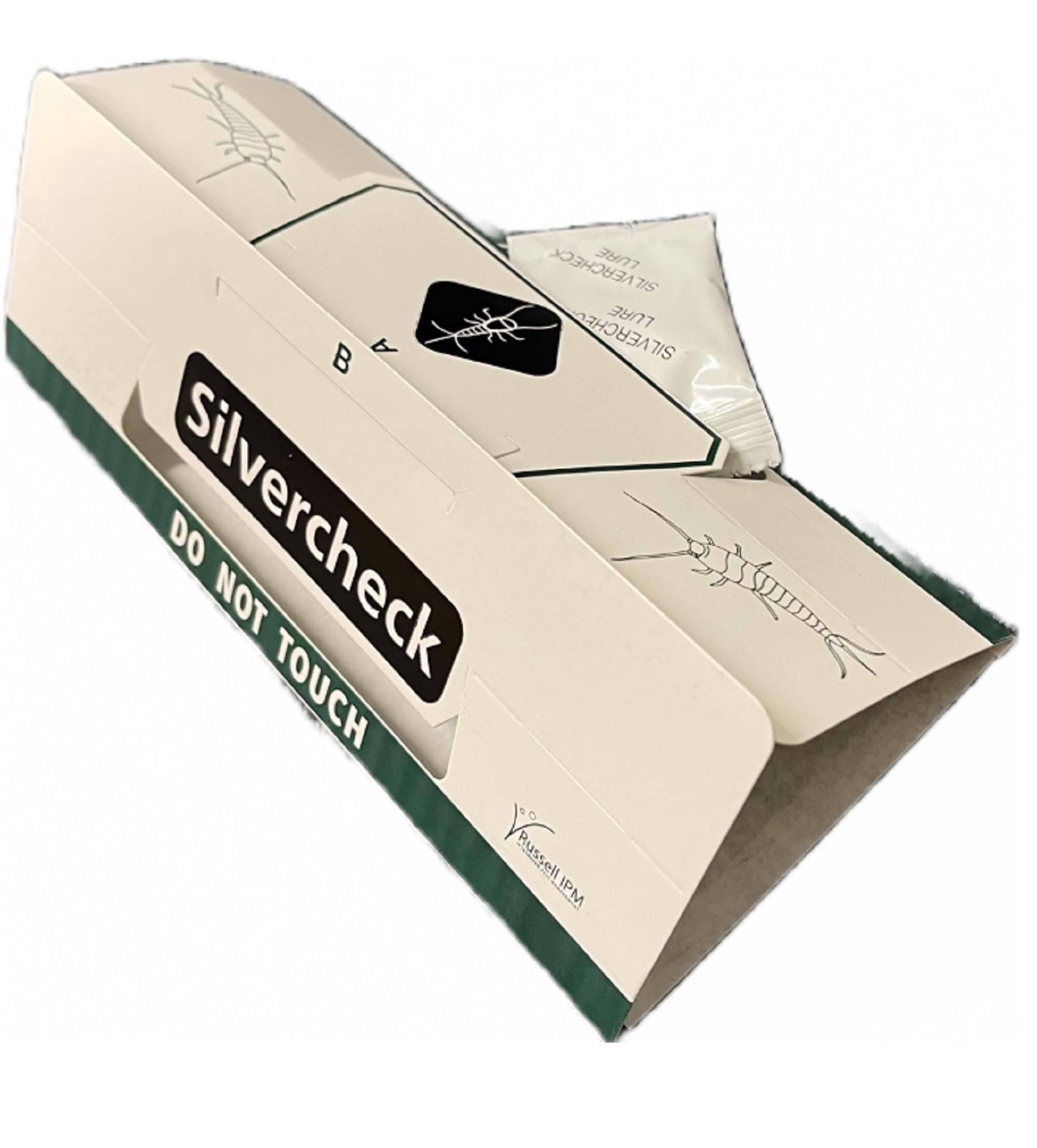 Trap for Silverfish - with lure attractant - catch trap killer monitor catcher