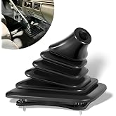 Manual Transmission Shifter Boot, Gear Shift Rubber Knob, ZF6 Shift Boot | Compatible with 1999-2007 Ford F-250 F-350 F-450 F-550 Super Duty, OEM Part Number F81Z7277BB