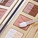 Eve by Eve's Italian Florentine Sunset Eyeshadow Palette Long Lasting Waterproof Makeup Beauty Cosmetics- 85% natural 10 colors - Golden