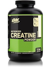 OPTIMUM NUTRITION Micronized Creatine Monohydrate Powder, Unflavored, 600g