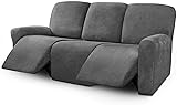 ULTICOR Velvet 8-Pieces Recliner Sofa Covers