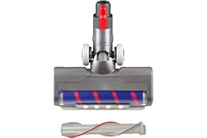 Motorized Vacuum Attachments Brush for Dyson V7 V8,Hardwood Floor Replacement Parts, Motorhead Accessories with LED Headlight