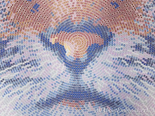 image for AllAboutEmbroideryUA Bead Embroidery Kits, Brown Cat, Beadwork, Animal