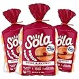 Sola Sweet & Buttery Bagels 12 oz, Non-GMO, Free of Artificial Flavors, Colors & Preservatives, No Added Sugar (3 Pack)