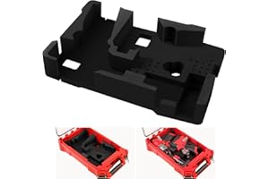 LWJWCDS Milwaukee 48-22-8435 Packout Tool Box EVA Liner - For 3rd Generation M12 Drill Drivers and Accessories Precision Cut Foam Insert Organizer (Black Liner)