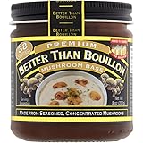 Better Than Bouillon Premium Mushroom Base, Made from Seasoned & Concentrated Mushrooms, Makes 9.5 Quarts of Broth, 38 Servin